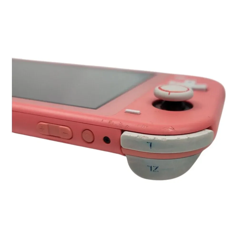Nintendo Switch Lite Coral Pink Console With Case Handheld System HDH-001 Tested